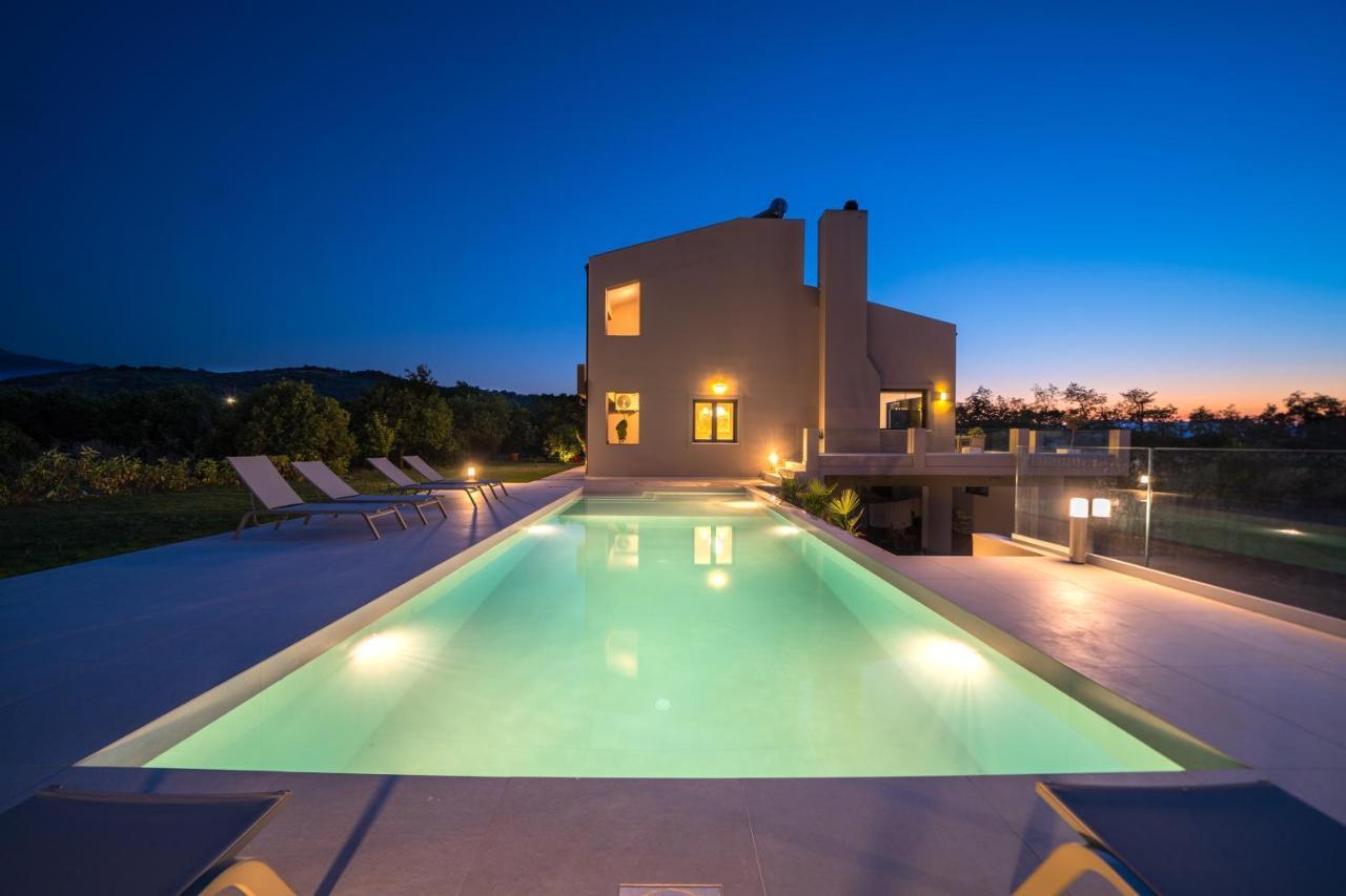 Villa Florentina ✩ Private Pool ✩ Bbq ✩ 7 Guests Alikianos Dış mekan fotoğraf